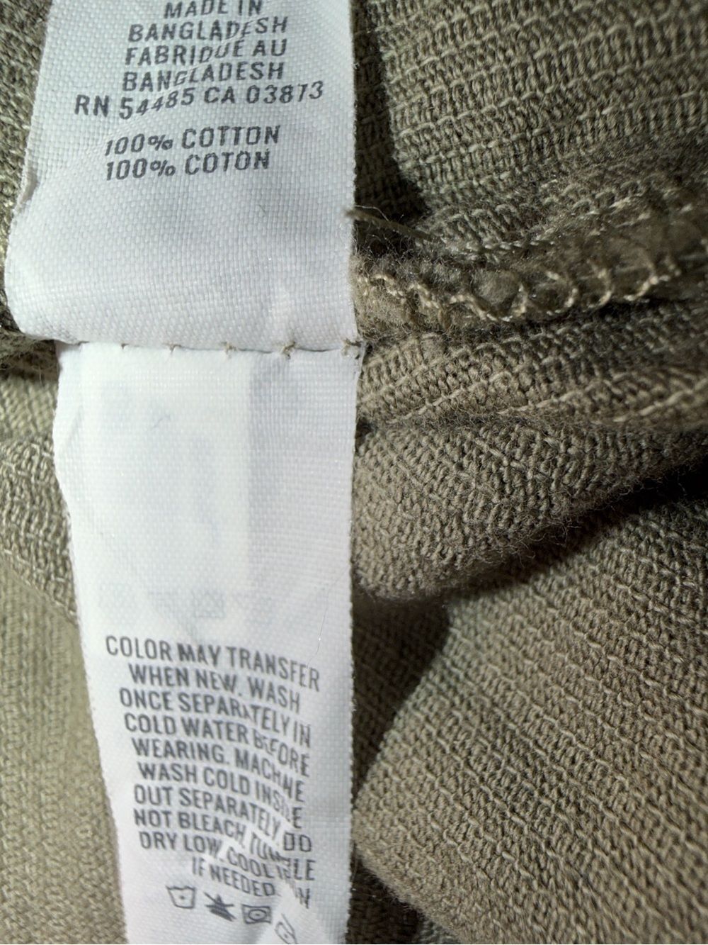 OFFLINE S Bunker Olive Corduroy Pop Over Quarter Zip Cotton Shacket - Picture 7 of 10